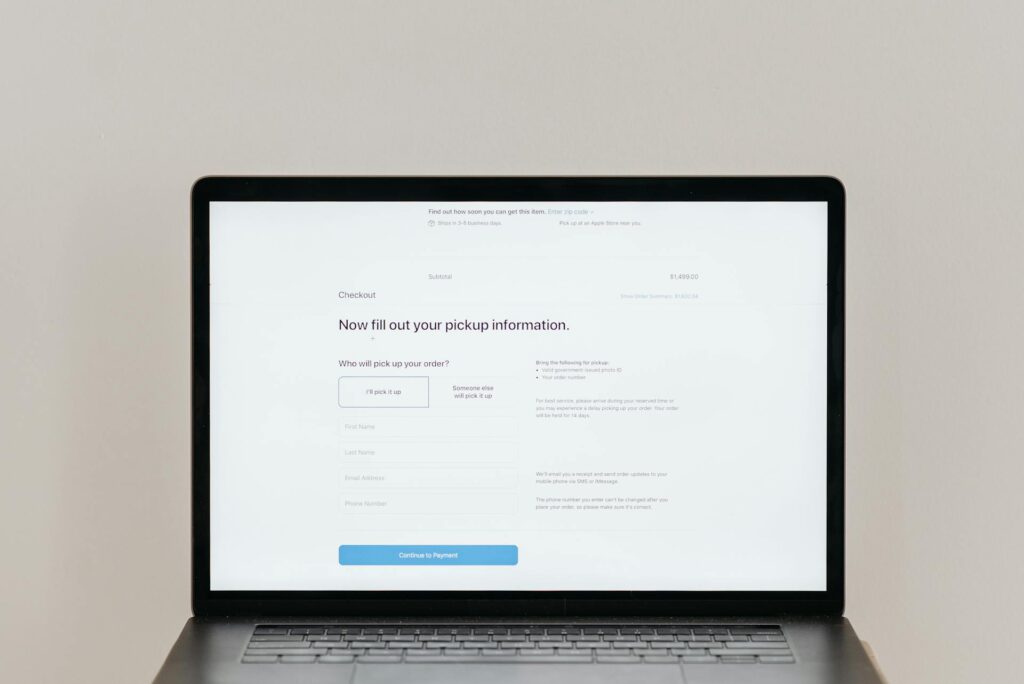 Contact form with too many fields causing drop-off on a website