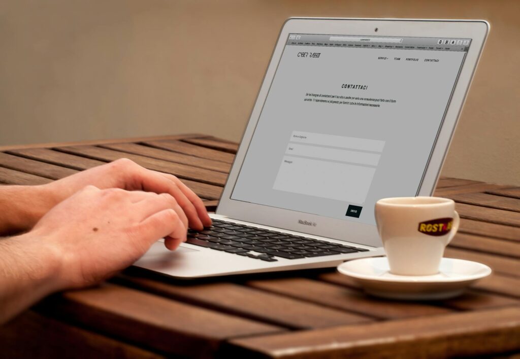 Customer testimonial placed above the fold on a small business website